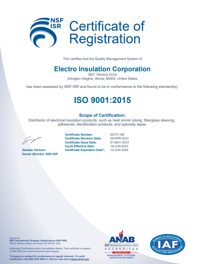 ISO Certification 2023